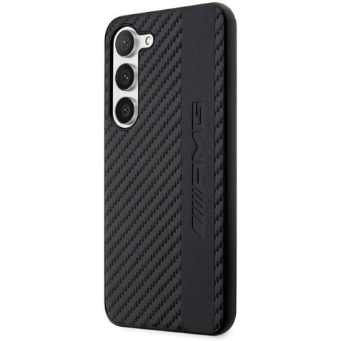 Etui AMG Carbon Stripe&Embossed na Samsung Galaxy S23+ - czarne Etui AMG Carbon Stripe&Embossed na Samsung Galaxy S23+ - czarne