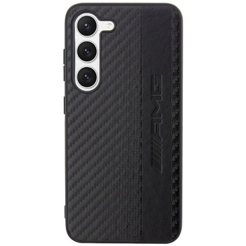 Etui AMG Carbon Stripe&Embossed na Samsung Galaxy S23+ - czarne Etui AMG Carbon Stripe&Embossed na Samsung Galaxy S23+ - czarne