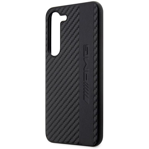 Etui AMG Carbon Stripe&Embossed na Samsung Galaxy S23+ - czarne Etui AMG Carbon Stripe&Embossed na Samsung Galaxy S23+ - czarne