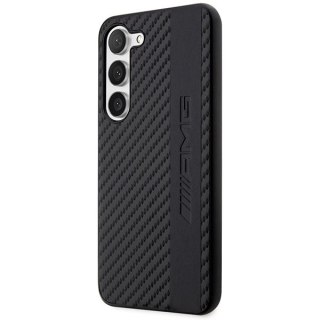 Etui AMG Carbon Stripe&Embossed na Samsung Galaxy S23 - czarne