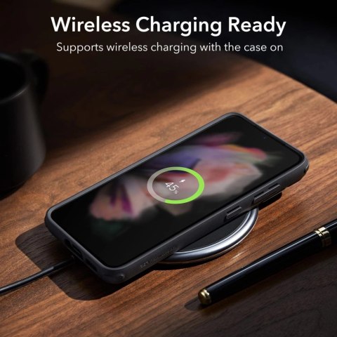 Etui ESR Classic Kickstand na Samsung Galaxy S23+ - przezroczysto-czarne Etui ESR Classic Kickstand na Samsung Galaxy S23+ - przezroczysto-czarne