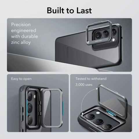 Etui ESR Classic Kickstand na Samsung Galaxy S23+ - przezroczysto-czarne Etui ESR Classic Kickstand na Samsung Galaxy S23+ - przezroczysto-czarne