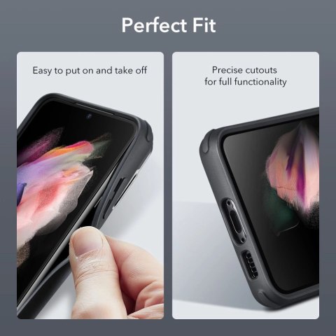 Etui ESR Classic Kickstand na Samsung Galaxy S23+ - przezroczysto-czarne Etui ESR Classic Kickstand na Samsung Galaxy S23+ - przezroczysto-czarne