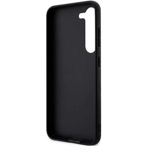 Etui Ferrari Hot Stamp Lines na Samsung Galaxy S23+ - czarne Etui Ferrari Hot Stamp Lines na Samsung Galaxy S23+ - czarne