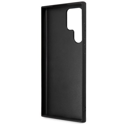 Etui Guess 4G Big Metal Logo na Samsung Galaxy S23 Ultra - szare