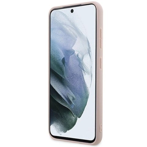Etui Guess 4G Big Metal Logo na Samsung Galaxy S23 - różowe