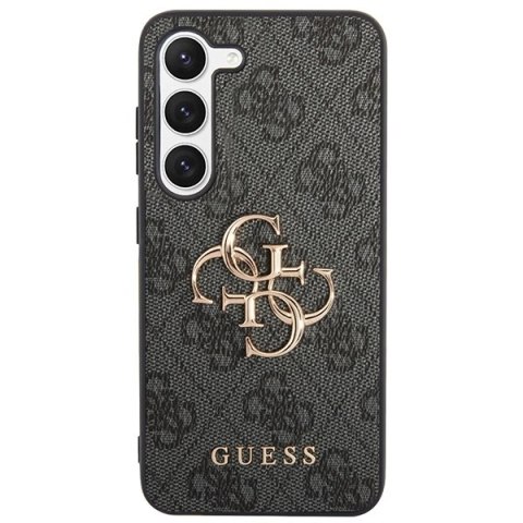 Etui Guess 4G Big Metal Logo na Samsung Galaxy S23 - szare