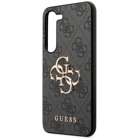 Etui Guess 4G Big Metal Logo na Samsung Galaxy S23 - szare