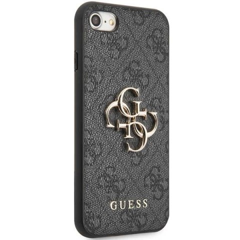 Etui Guess 4G Big Metal Logo na iPhone 7 / 8 / SE 2020 / SE 2022 - szare