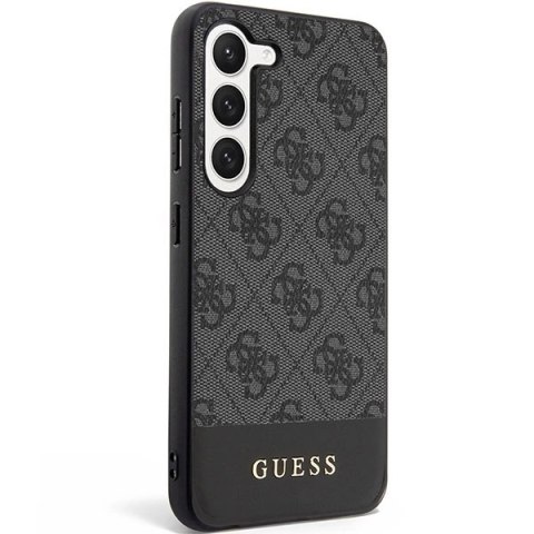 Etui Guess 4G Stripe Collection na Samsung Galaxy S23 - czarne