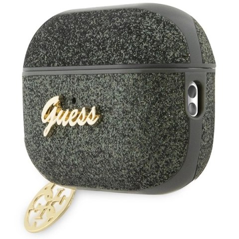 Etui Guess Glitter Flake 4G Charm na AirPods Pro 2 - zielone