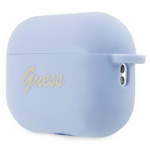 Etui Guess Silicone Charm Heart Collection na AirPods Pro 2 - niebieskie