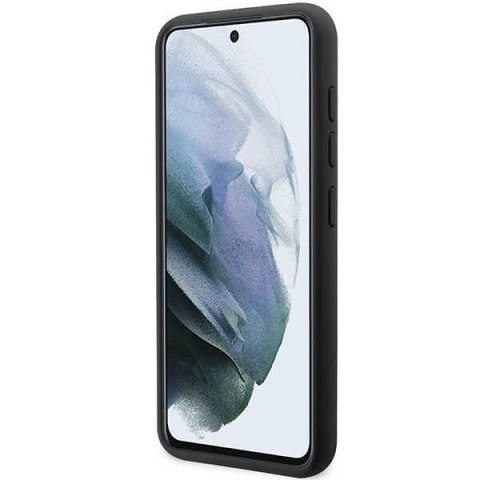 Etui Guess Silicone Vintage Gold Logo na Samsung Galaxy S23+ - czarne