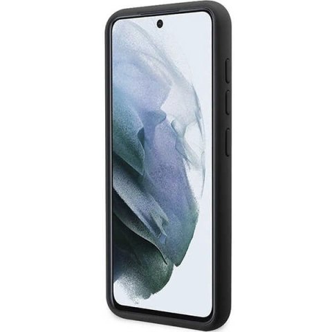 Etui Guess Silicone Vintage Gold Logo na Samsung Galaxy S23 - czarne