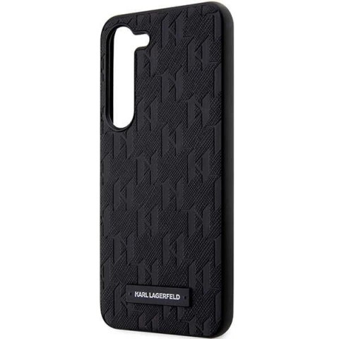 Etui Karl Lagerfeld Saffiano Mono Metal Logo na Samsung Galaxy S23+ - czarne Etui Karl Lagerfeld Saffiano Mono Metal Logo na Samsung Galaxy S23+ - czarne