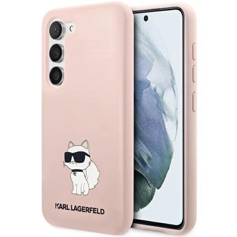 Etui Karl Lagerfeld Silicone Choupette na Samsung Galaxy S23+ - różowe Etui Karl Lagerfeld Silicone Choupette na Samsung Galaxy S23+ - różowe