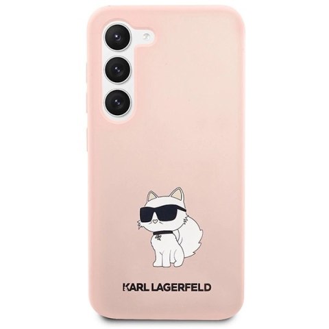 Etui Karl Lagerfeld Silicone Choupette na Samsung Galaxy S23+ - różowe Etui Karl Lagerfeld Silicone Choupette na Samsung Galaxy S23+ - różowe