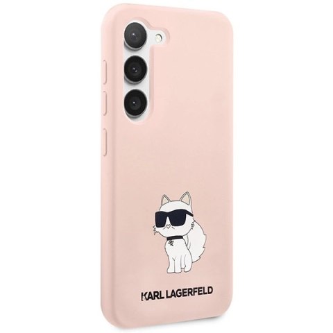 Etui Karl Lagerfeld Silicone Choupette na Samsung Galaxy S23+ - różowe Etui Karl Lagerfeld Silicone Choupette na Samsung Galaxy S23+ - różowe