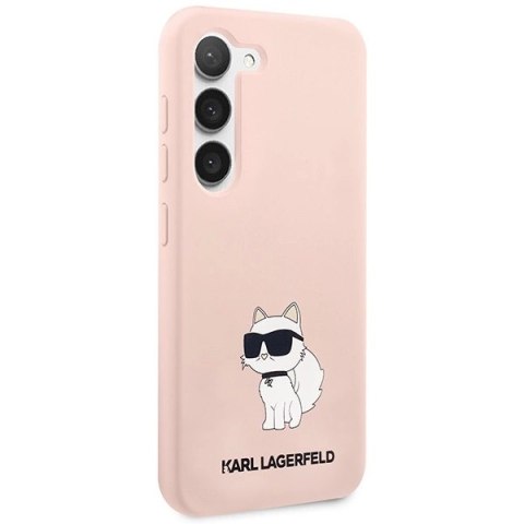 Etui Karl Lagerfeld Silicone Choupette na Samsung Galaxy S23 - różowe Etui Karl Lagerfeld Silicone Choupette na Samsung Galaxy S23 - różowe