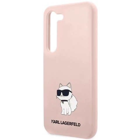 Etui Karl Lagerfeld Silicone Choupette na Samsung Galaxy S23 - różowe Etui Karl Lagerfeld Silicone Choupette na Samsung Galaxy S23 - różowe