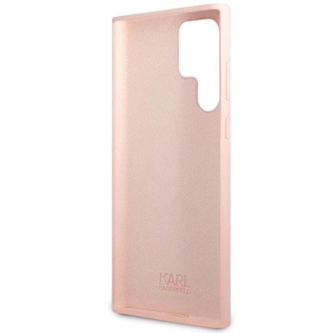 Etui Karl Lagerfeld Silicone Ikonik na Samsung Galaxy S23 Ultra - różowe Etui Karl Lagerfeld Silicone Ikonik na Samsung Galaxy S23 Ultra - różowe