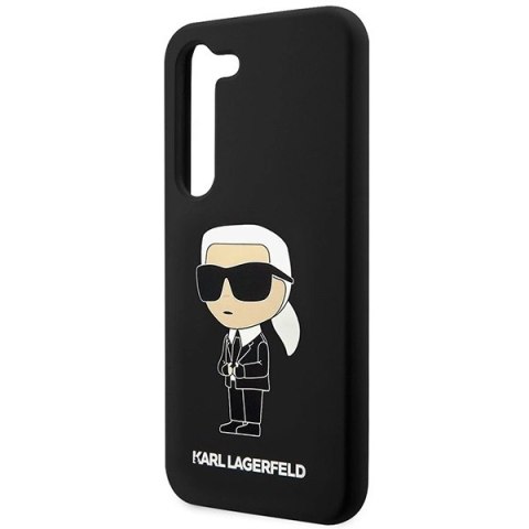 Etui Karl Lagerfeld Silicone Ikonik na Samsung Galaxy S23+ - czarne Etui Karl Lagerfeld Silicone Ikonik na Samsung Galaxy S23+ - czarne