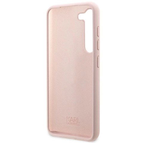 Etui Karl Lagerfeld Silicone Ikonik na Samsung Galaxy S23 - różowe Etui Karl Lagerfeld Silicone Ikonik na Samsung Galaxy S23 - różowe