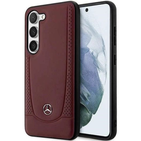 Etui Mercedes Leather Urban Bengale na Samsung Galaxy S23 - czerwone Etui Mercedes Leather Urban Bengale na Samsung Galaxy S23 - czerwone