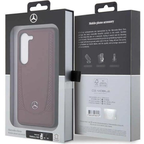 Etui Mercedes Leather Urban Bengale na Samsung Galaxy S23 - czerwone Etui Mercedes Leather Urban Bengale na Samsung Galaxy S23 - czerwone