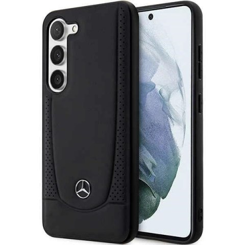 Etui Mercedes Leather Urban na Samsung Galaxy S23+ - czarne Etui Mercedes Leather Urban na Samsung Galaxy S23+ - czarne