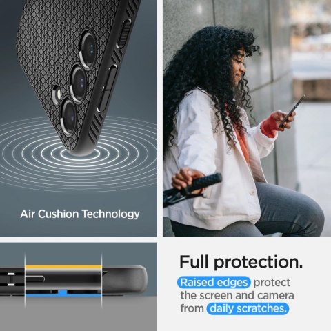 Etui Spigen Liquid Air na Samsung Galaxy S23 - czarny mat Etui Spigen Liquid Air na Samsung Galaxy S23 - czarny mat