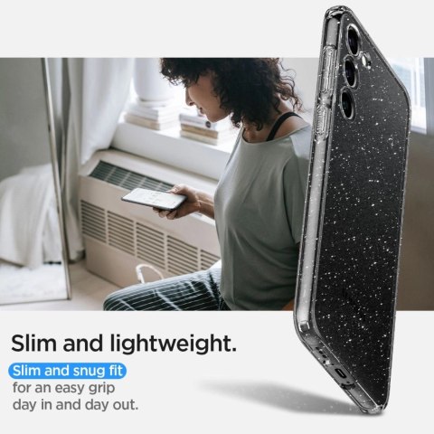 Etui Spigen Liquid Crystal na Samsung Galaxy S23 - przezroczysto-brokatowe Etui Spigen Liquid Crystal na Samsung Galaxy S23 - przezroczysto-brokatowe
