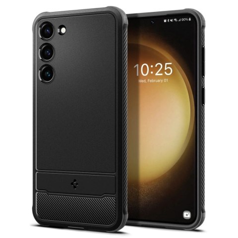 Etui Spigen Rugged Armor na Samsung Galaxy S23 - czarny mat Etui Spigen Rugged Armor na Samsung Galaxy S23 - czarny mat