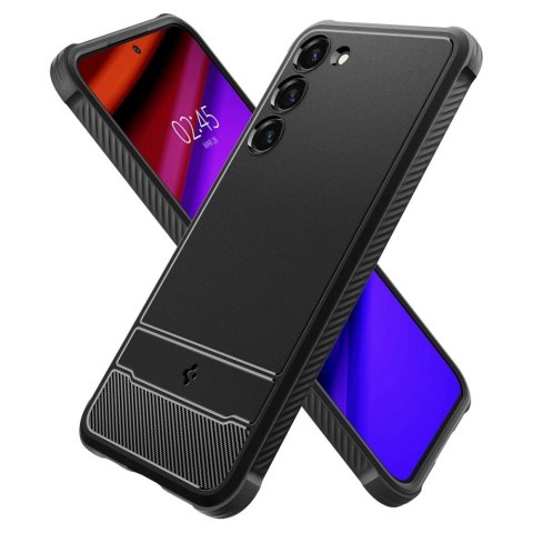 Etui Spigen Rugged Armor na Samsung Galaxy S23 - czarny mat Etui Spigen Rugged Armor na Samsung Galaxy S23 - czarny mat