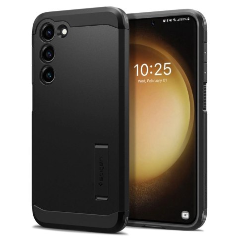 Etui Spigen Tough Armor na Samsung Galaxy S23 - czarne Etui Spigen Tough Armor na Samsung Galaxy S23 - czarne