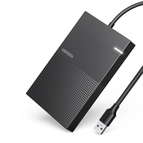 Ugreen obudowa do dysku twardego 2,5'' USB 3.2 Gen 1 5Gbps kieszeń na dysk HDD SSD z kablem USB czarny (30719 CM471) Ugreen obudowa do dysku twardego 2,5'' USB 3.2 Gen 1 5Gbps kieszeń na dysk HDD SSD z kablem USB czarny (30719 CM471)