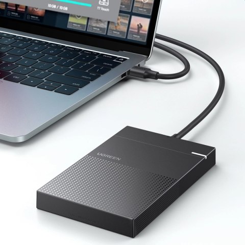 Ugreen obudowa do dysku twardego 2,5'' USB 3.2 Gen 1 5Gbps kieszeń na dysk HDD SSD z kablem USB czarny (30719 CM471) Ugreen obudowa do dysku twardego 2,5'' USB 3.2 Gen 1 5Gbps kieszeń na dysk HDD SSD z kablem USB czarny (30719 CM471)
