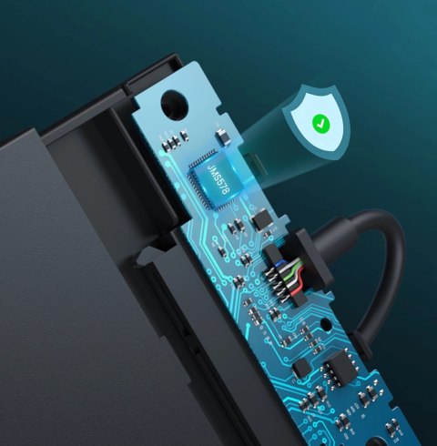 Ugreen obudowa do dysku twardego 2,5'' USB 3.2 Gen 1 5Gbps kieszeń na dysk HDD SSD z kablem USB czarny (30719 CM471) Ugreen obudowa do dysku twardego 2,5'' USB 3.2 Gen 1 5Gbps kieszeń na dysk HDD SSD z kablem USB czarny (30719 CM471)