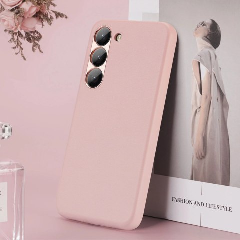Dux Ducis Grit etui Samsung Galaxy S23 elegancki pokrowiec ze sztucznej skóry różowe Dux Ducis Grit etui Samsung Galaxy S23 elegancki pokrowiec ze sztucznej skóry różowe