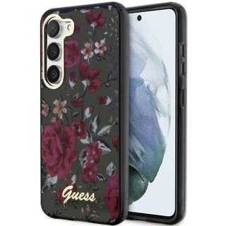 Etui Guess Flower Collection na Samsung Galaxy S23+ - zielone