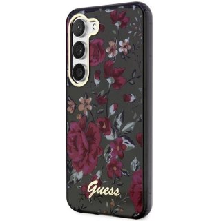 Etui Guess Flower Collection na Samsung Galaxy S23+ - zielone