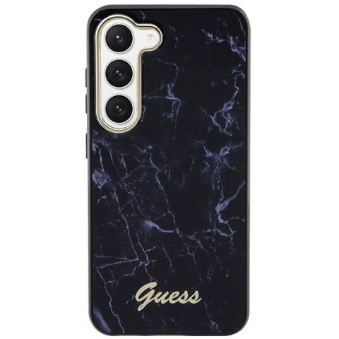 Etui Guess Marble Collection na Samsung Galaxy S23+ - czarne