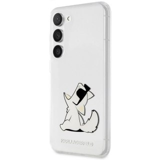 Etui Karl Lagerfeld Choupette Fun na Samsung Galaxy S23+ - przezroczyste
