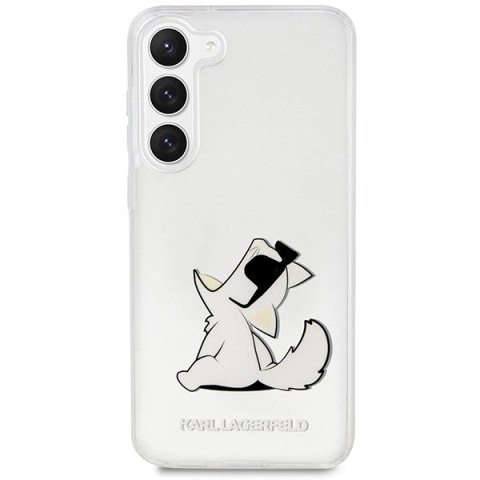 Etui Karl Lagerfeld Choupette Fun na Samsung Galaxy S23+ - przezroczyste