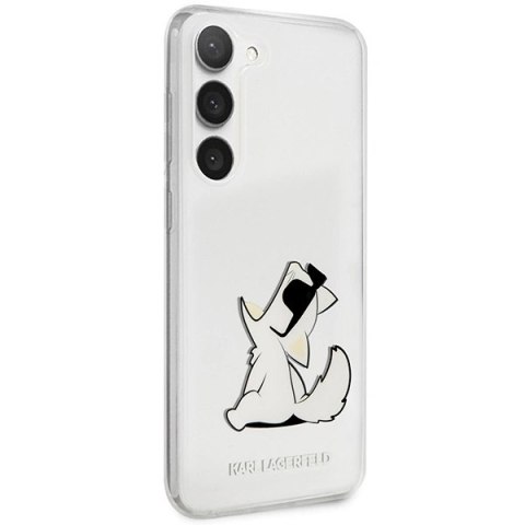 Etui Karl Lagerfeld Choupette Fun na Samsung Galaxy S23+ - przezroczyste