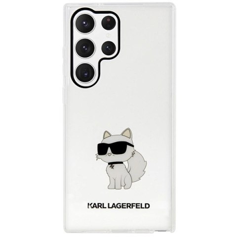 Etui Karl Lagerfeld Ikonik Choupette na Samsung Galaxy S23 Ultra - przezroczyste Etui Karl Lagerfeld Ikonik Choupette na Samsung Galaxy S23 Ultra - przezroczyste