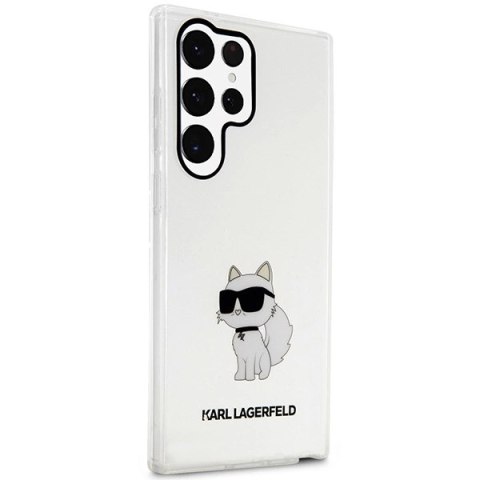 Etui Karl Lagerfeld Ikonik Choupette na Samsung Galaxy S23 Ultra - przezroczyste Etui Karl Lagerfeld Ikonik Choupette na Samsung Galaxy S23 Ultra - przezroczyste