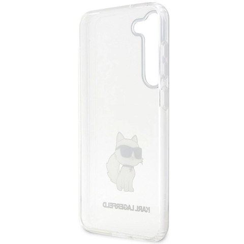 Etui Karl Lagerfeld Ikonik Choupette na Samsung Galaxy S23+ - przezroczyste