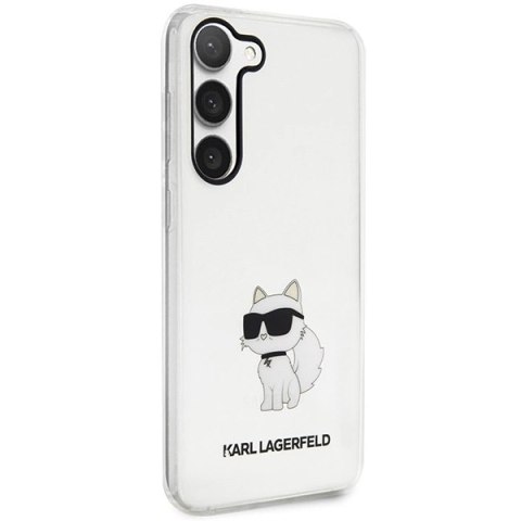 Etui Karl Lagerfeld Ikonik Choupette na Samsung Galaxy S23 - przezroczyste Etui Karl Lagerfeld Ikonik Choupette na Samsung Galaxy S23 - przezroczyste