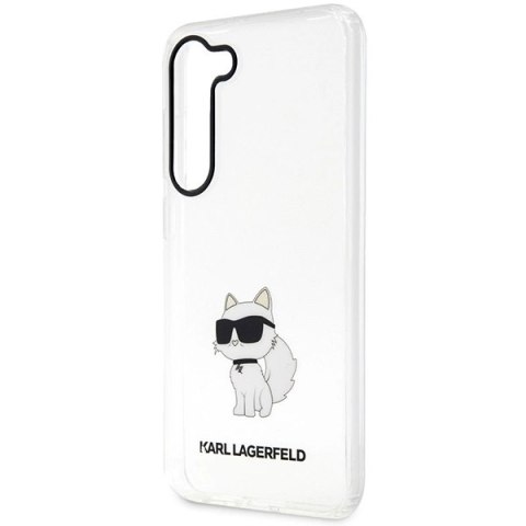 Etui Karl Lagerfeld Ikonik Choupette na Samsung Galaxy S23 - przezroczyste Etui Karl Lagerfeld Ikonik Choupette na Samsung Galaxy S23 - przezroczyste